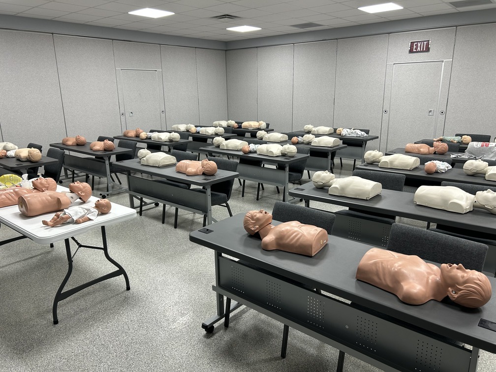 AHA certified CPR training room in Fort Myers Florida